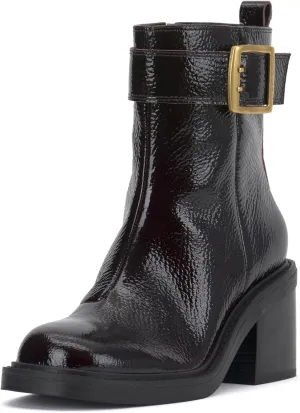 Vince Camuto Women's Bembonie Stacked Heel Bootie Ankle Boot