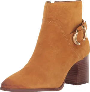 Vince Camuto Women's Evelanna Stacked Heel Bootie Ankle Boot