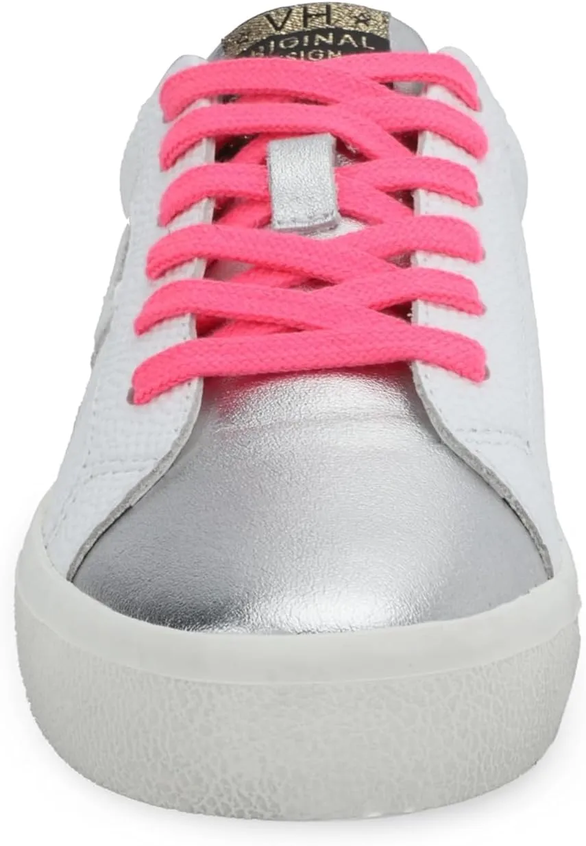 Vintage Havana Womens Flair Glitter Slip On Sneakers Shoes Casual - Gold, Grey, Silver