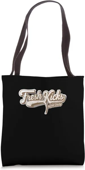Vintage Style Fresh Kicks Laced Daily Tote Bag