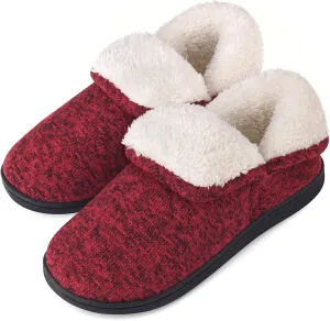 VONMAY Women's Slippers Boots Memory Foam Fuzzy Booties House Shoes Winter Warm Indoor Outdoor
