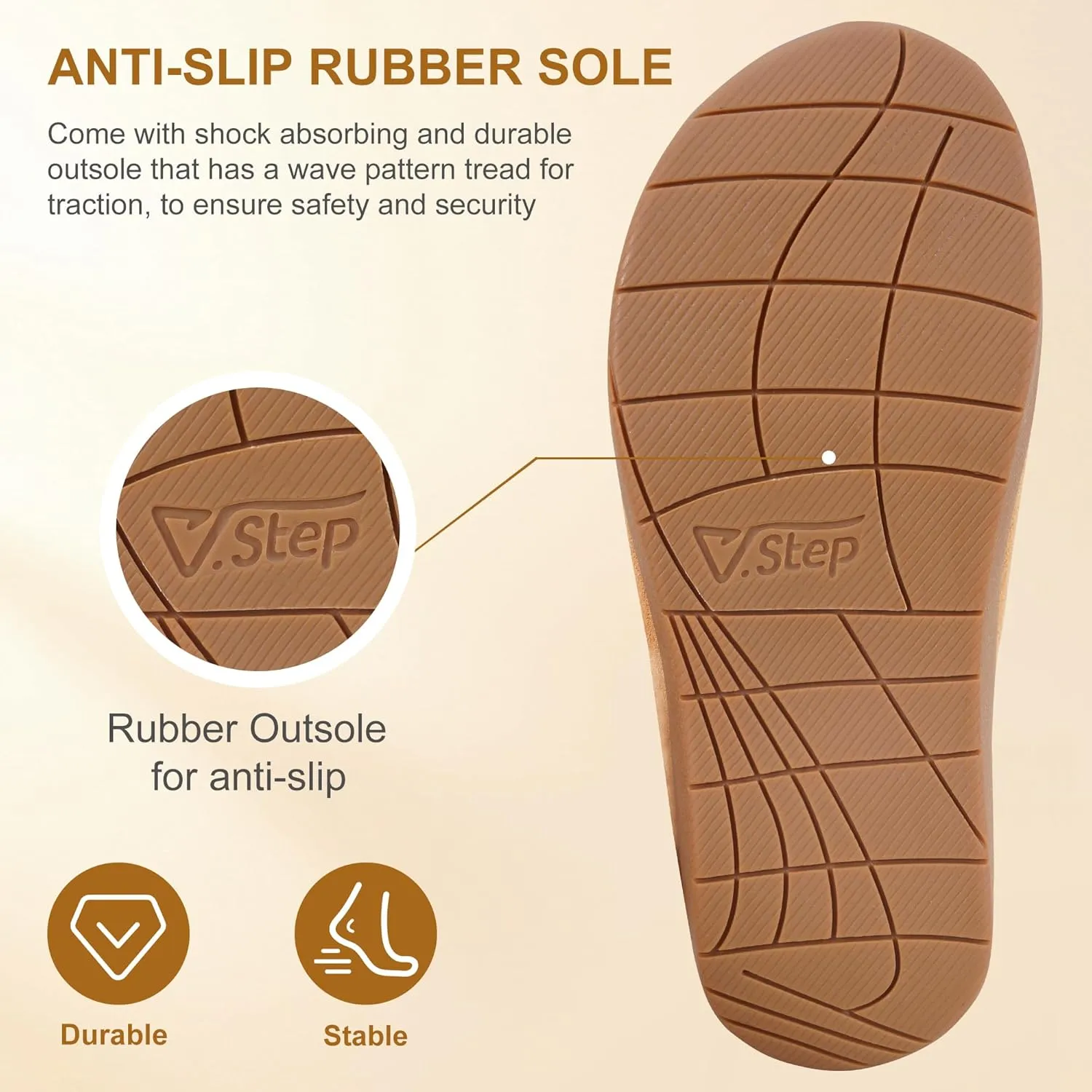 V.Step Orthopedic Slipper for Women Man with Arch Support, Orthotic Clog Slipper for Plantar Fasciitis Pain Relief Comfortable House Slipper with Indoor Outdoor Anti-Skid Rubber Sole