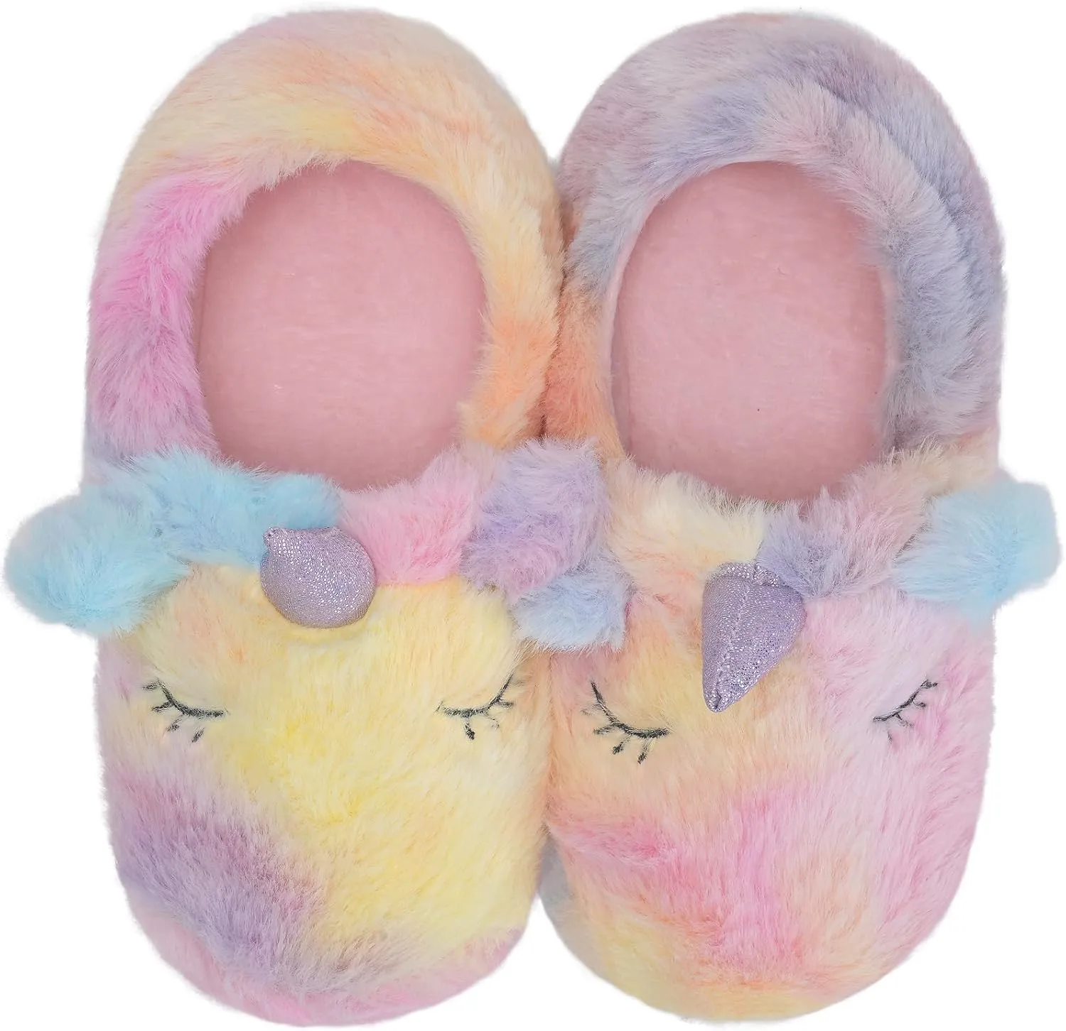 WateLves Toddler Slippers Unisex-Child Full Wrapped Bedroom Slipper Boys Girls Comfortable Winter House Shoes(Toddler/Little Kid/Big Kid)