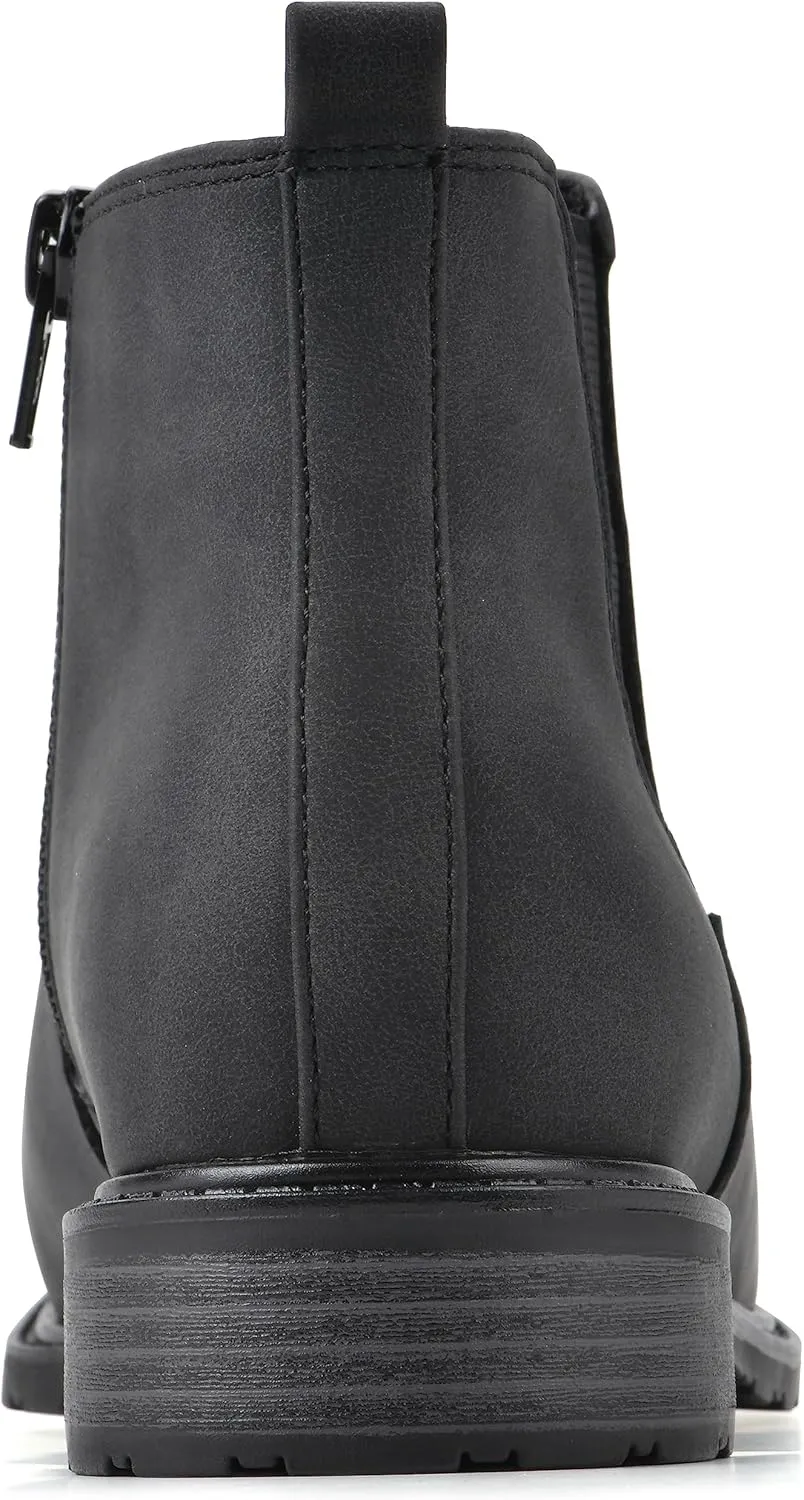 WHITE MOUNTAIN Women's Shoes Caching Block Heel Chelsea Bootie
