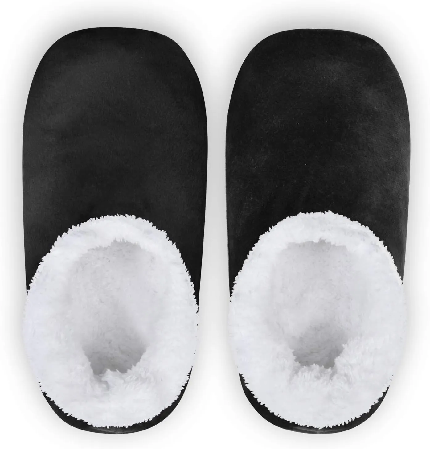 Winter House Slippers for Women/Men with Mandala Grid Element Cozy Fleece Slippers