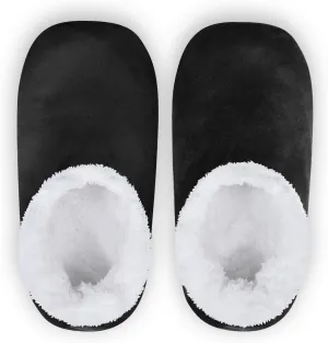 Winter House Slippers for Women/Men with Mandala Grid Element Cozy Fleece Slippers