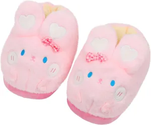 Women Animal Bunny Slippers Cute Plush House Shoes Warm Novelty Cartoon Slippers Gifts for Birthday Christmas