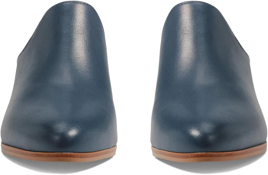 Women Chunky Block Heel Mules Pointed Closed Toe Suede Mule Sandals Slip-On Stacked Heels Booties Backless 2" Heeled Slide Shoes Comfort Fashion Casual Office Homecoming Retro 4-11 M US