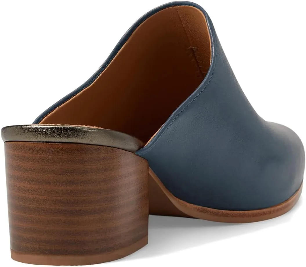 Women Chunky Block Heel Mules Pointed Closed Toe Suede Mule Sandals Slip-On Stacked Heels Booties Backless 2" Heeled Slide Shoes Comfort Fashion Casual Office Homecoming Retro 4-11 M US