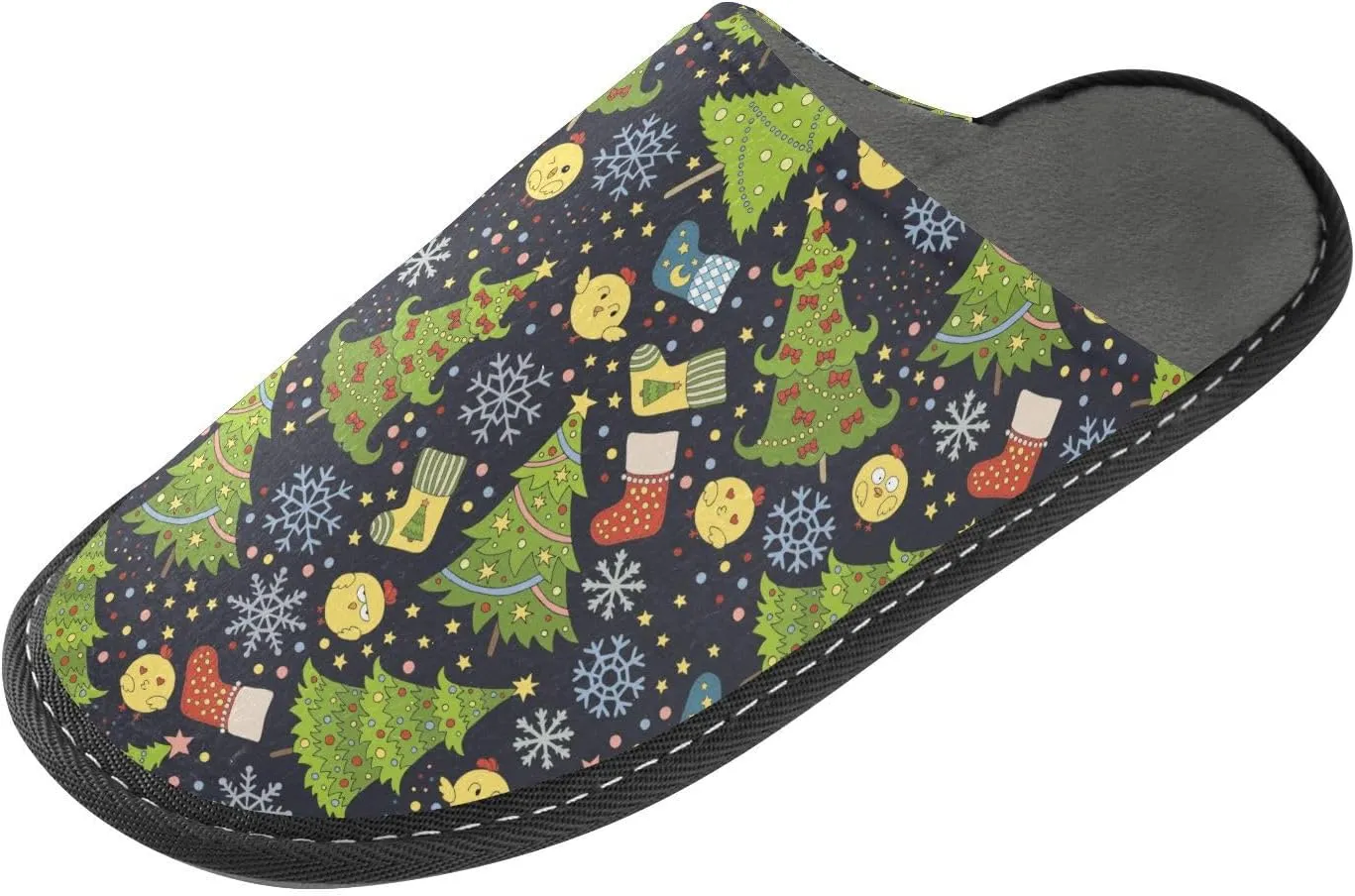 Women Slippers Christmas Rustic Home Slippers For Women Indoor Womens Slipper Memory Foam House Slippers Women Cozy Slippers