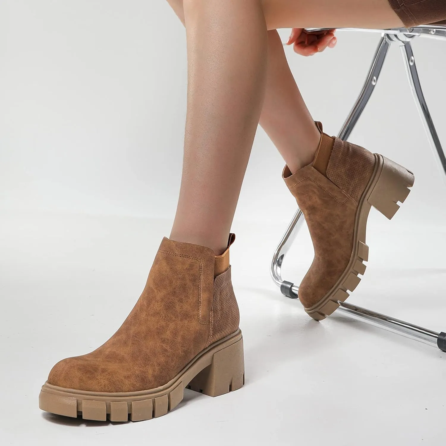 Womens Ankle Boots Ankle Boots for Women No Heel Working Boots for Women Tall Black Boots for Women No Heel Ankle Boots for Women with Heel Comfort Women's Black Ankle Boots Size 10