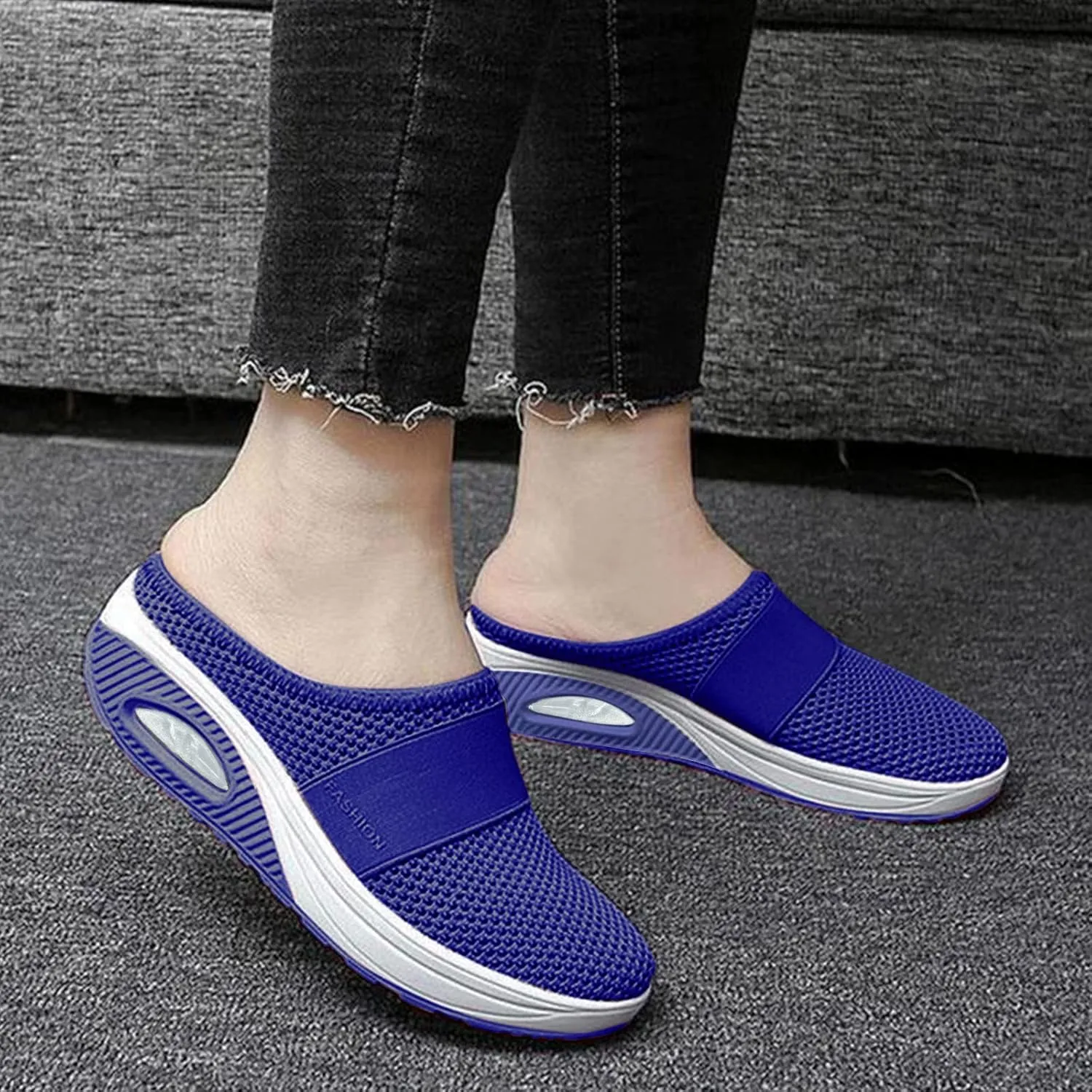 Women's Fashion Sneaker Non Slip Work Wide Comfortable Slip Resistant Work Shoes Beach Shoes Women for Walking On Sand Womens Loafer Sneakers Mens Running Sneakers