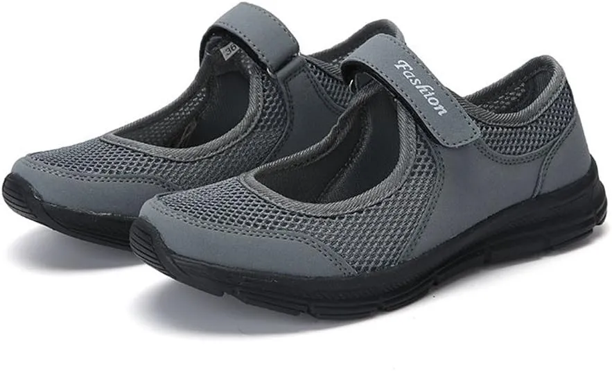 Women's Fashion Sneaker Non Slip Work Wide Comfortable Slip Resistant Work Shoes Women's Trail Running Shoes Womens Red Loafers No Lace Sneakers Women