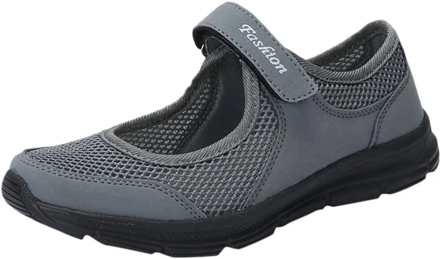 Women's Fashion Sneaker Non Slip Work Wide Comfortable Slip Resistant Work Shoes Women's Trail Running Shoes Womens Red Loafers No Lace Sneakers Women