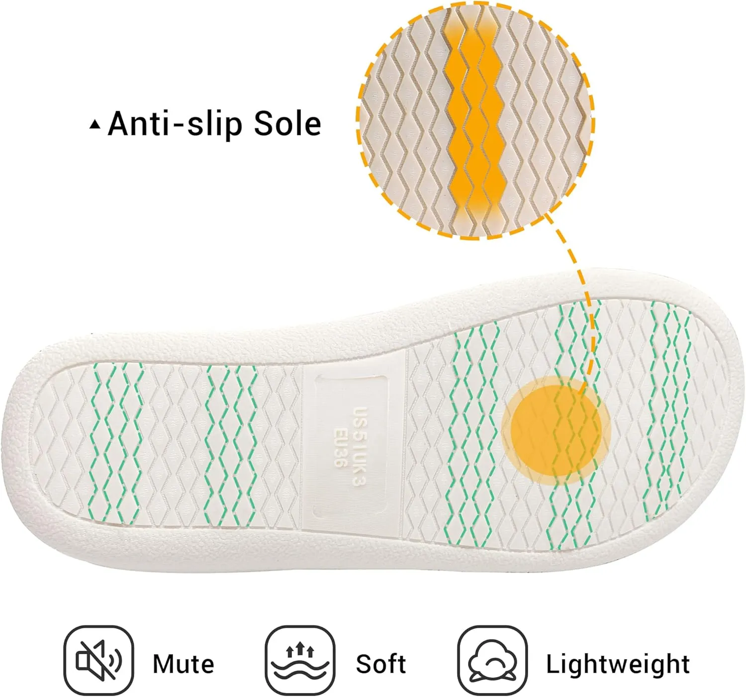 Women's House Slippers Memory Foam Fuzzy Slip on Slide Slippers Ladies Soft Bedroom Shoes for Indoor & Outdoor