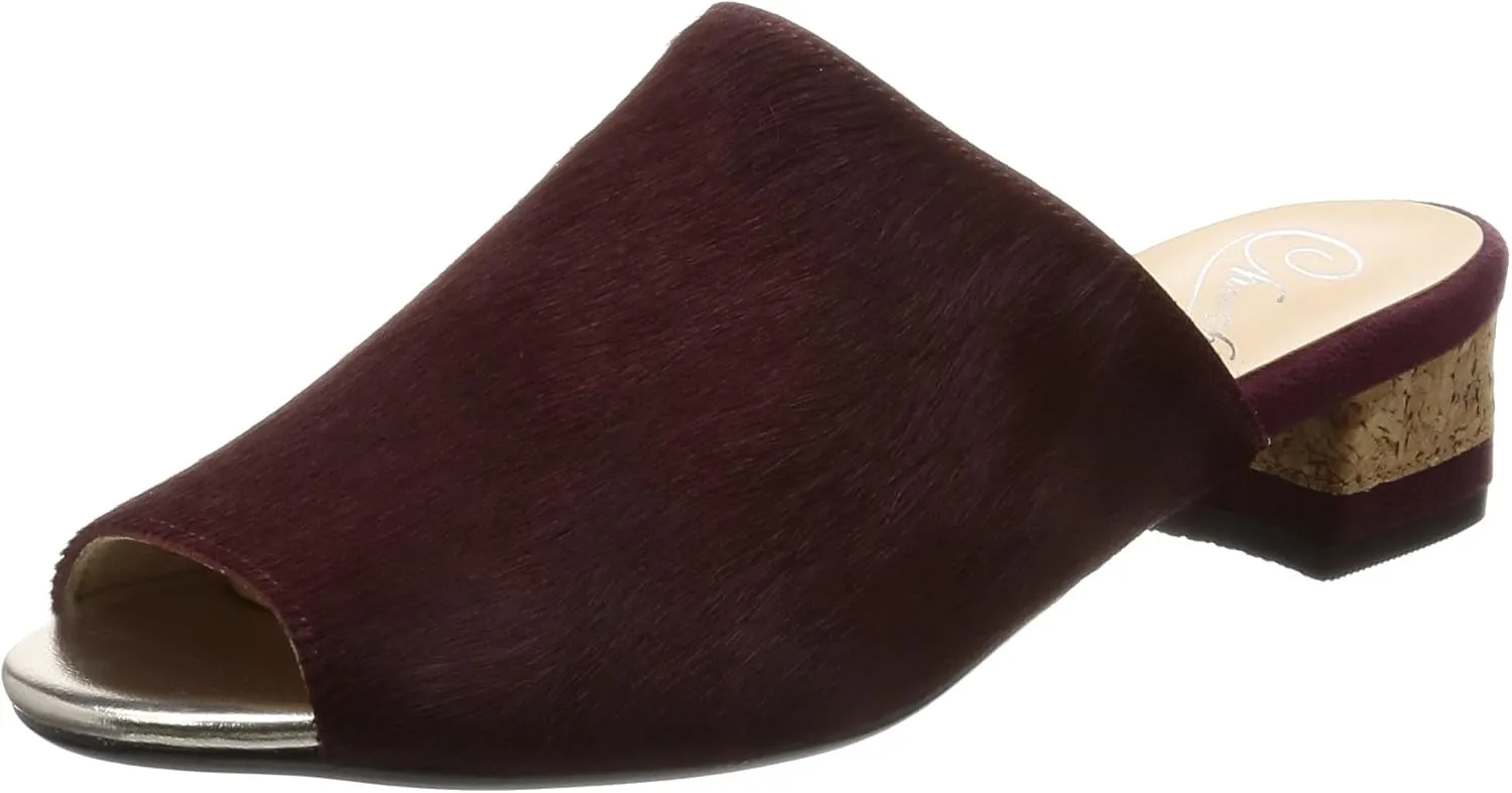 Women's Mule, red (Bordeaux), 23.0 cm E