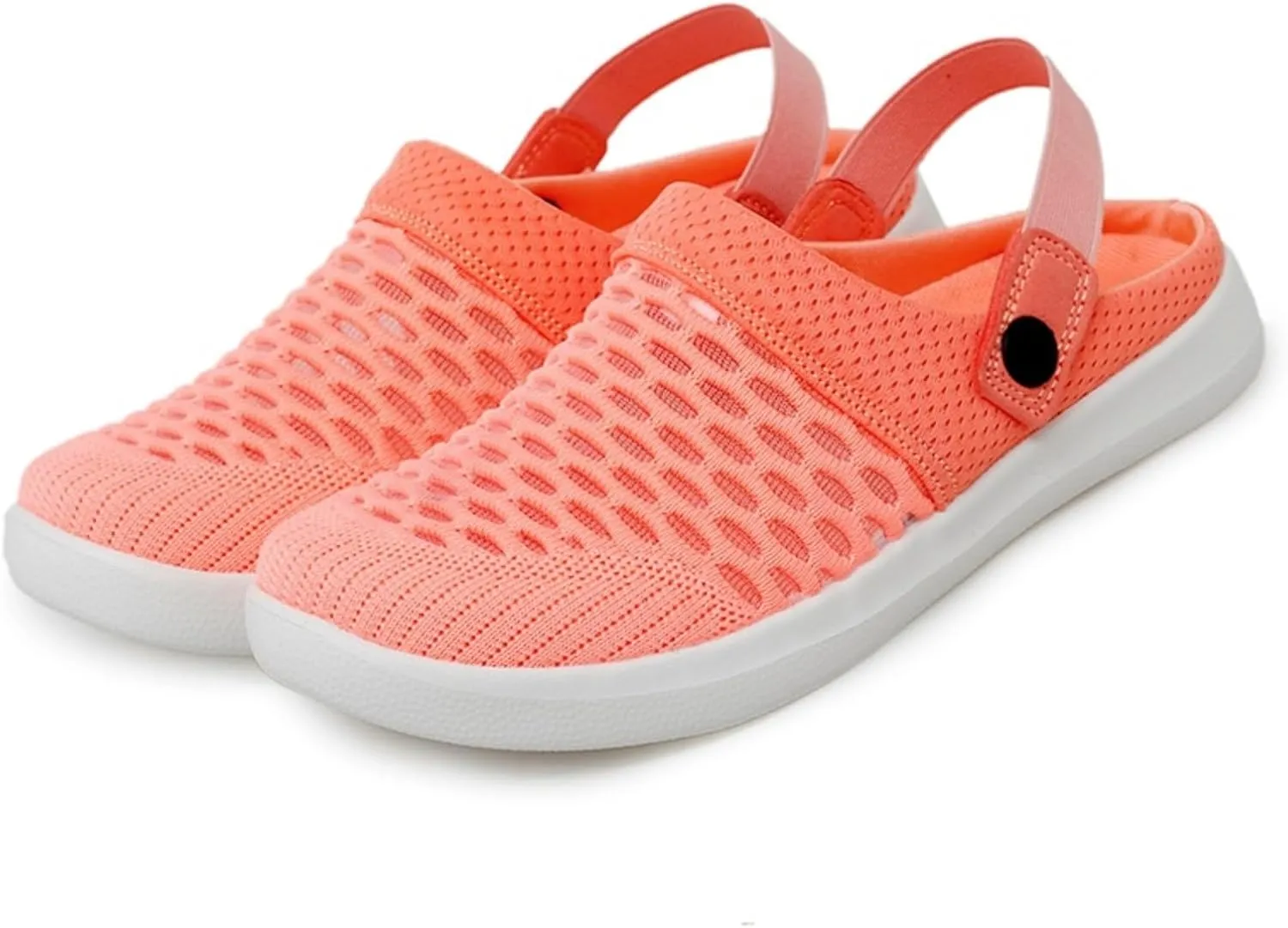 Women's Walking Shoes Knitted Breathable Clogs Lightweight Slip-On Mules Non-Slip Quick Drying Sandals Comfortable Garden Clogs Pool Water Shoe Hiking House Traveling Shoes Casual Beach Slippers
