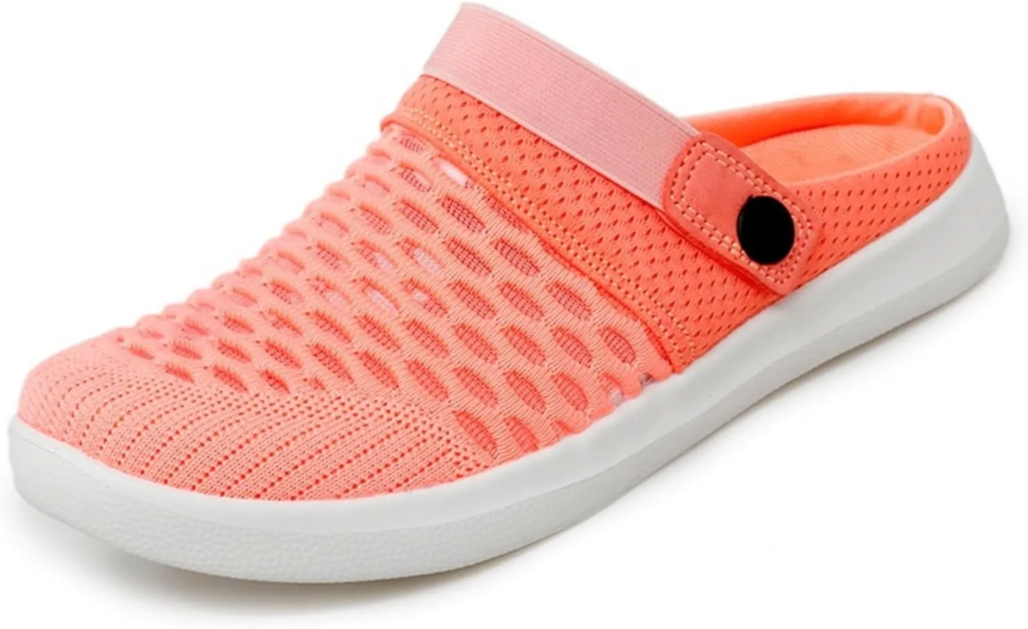 Women's Walking Shoes Knitted Breathable Clogs Lightweight Slip-On Mules Non-Slip Quick Drying Sandals Comfortable Garden Clogs Pool Water Shoe Hiking House Traveling Shoes Casual Beach Slippers