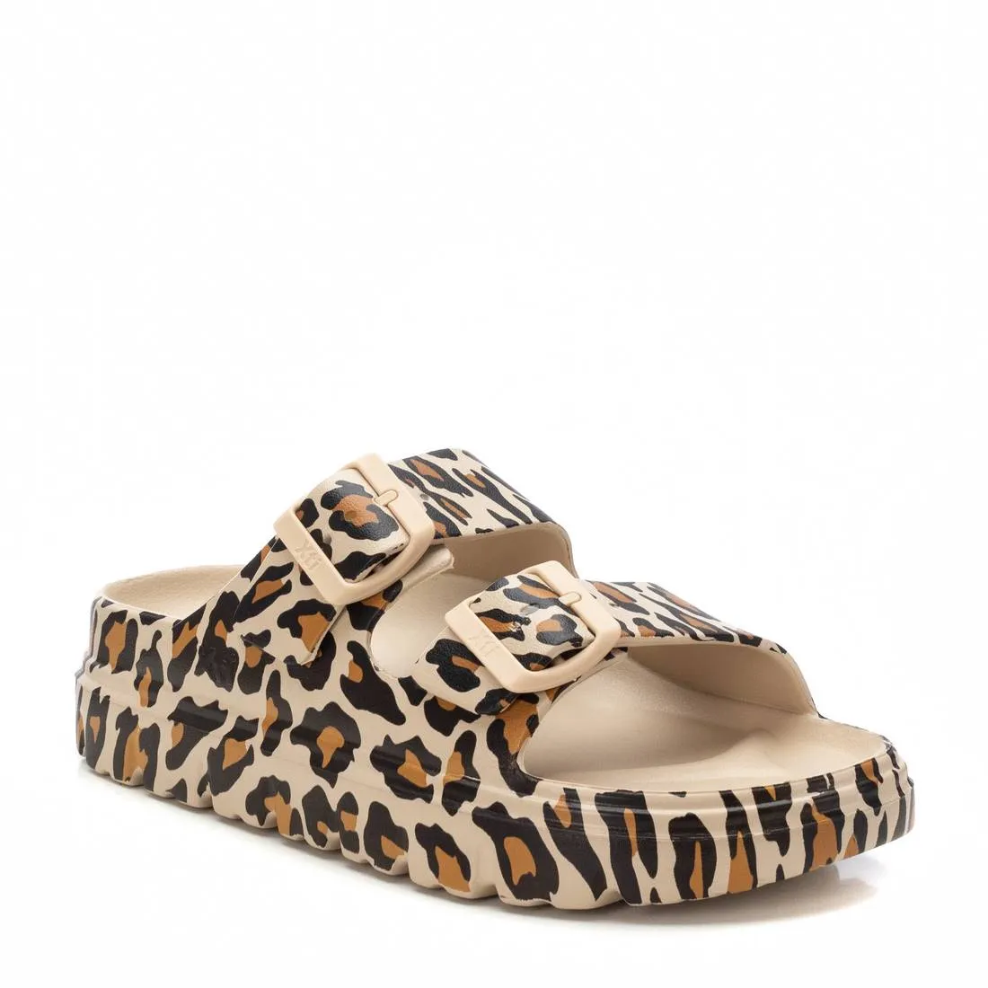 XTI - 142550 DOUBLE STRAP MULE - LEOPARD