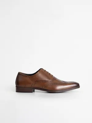 ZAPATO OXFORD FULL BROGUE MARRÓN